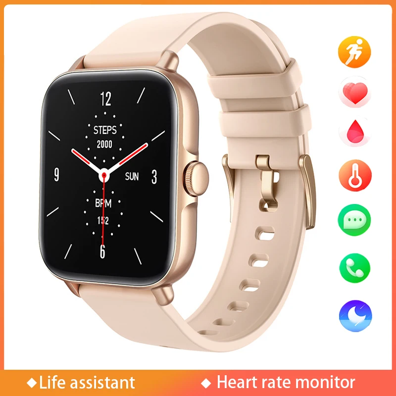 

Смарт-часы Xiaomi Mijia для мужчин и женщин, спортивные водонепроницаемые Смарт-часы с функцией звонков и пульсометром, с монитором сна