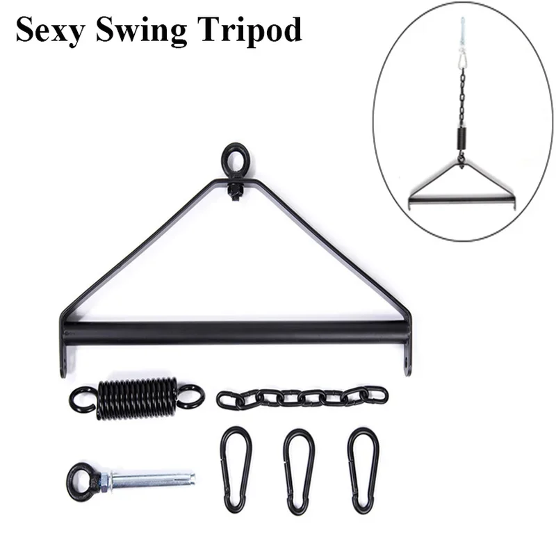 

Sex Swing Hanging Up Bar Metal Tripod Stents Sex Furniture Pleasure Upgraded Swing Sex Products Accessories Toys for Couple