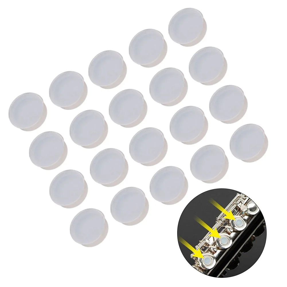 20 PCS Flute Key Plugs Plug Soft Rubber Sound Hole Plug Covers Repair Tools Transparent Sound Hole Key Plugs Flute Accessories
20 PCS Flute Key Plugs Plug Soft Rubber Sound Hole Plug Covers Repair Tools Transparent Sound Hole Key Plugs Flute Accessories
