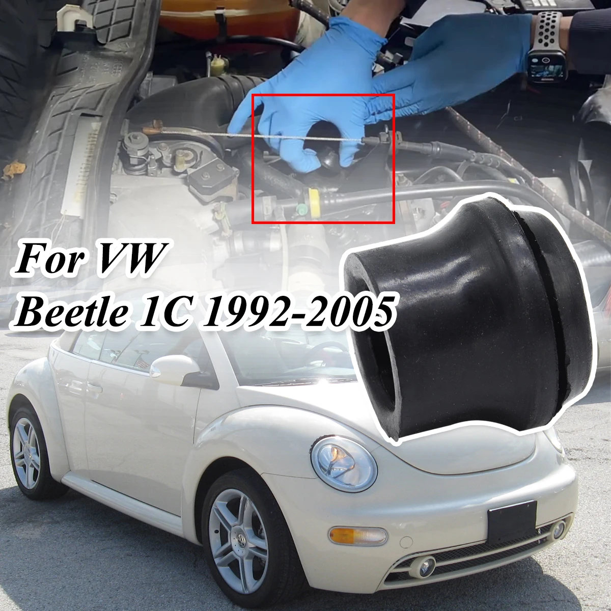 

For VW Beetle 1C 1992-2005 Rocker Valve Cover Grommet Oil Filler Seal Breather Cylinder Head Crankcase Ventilation Rubber Gasket