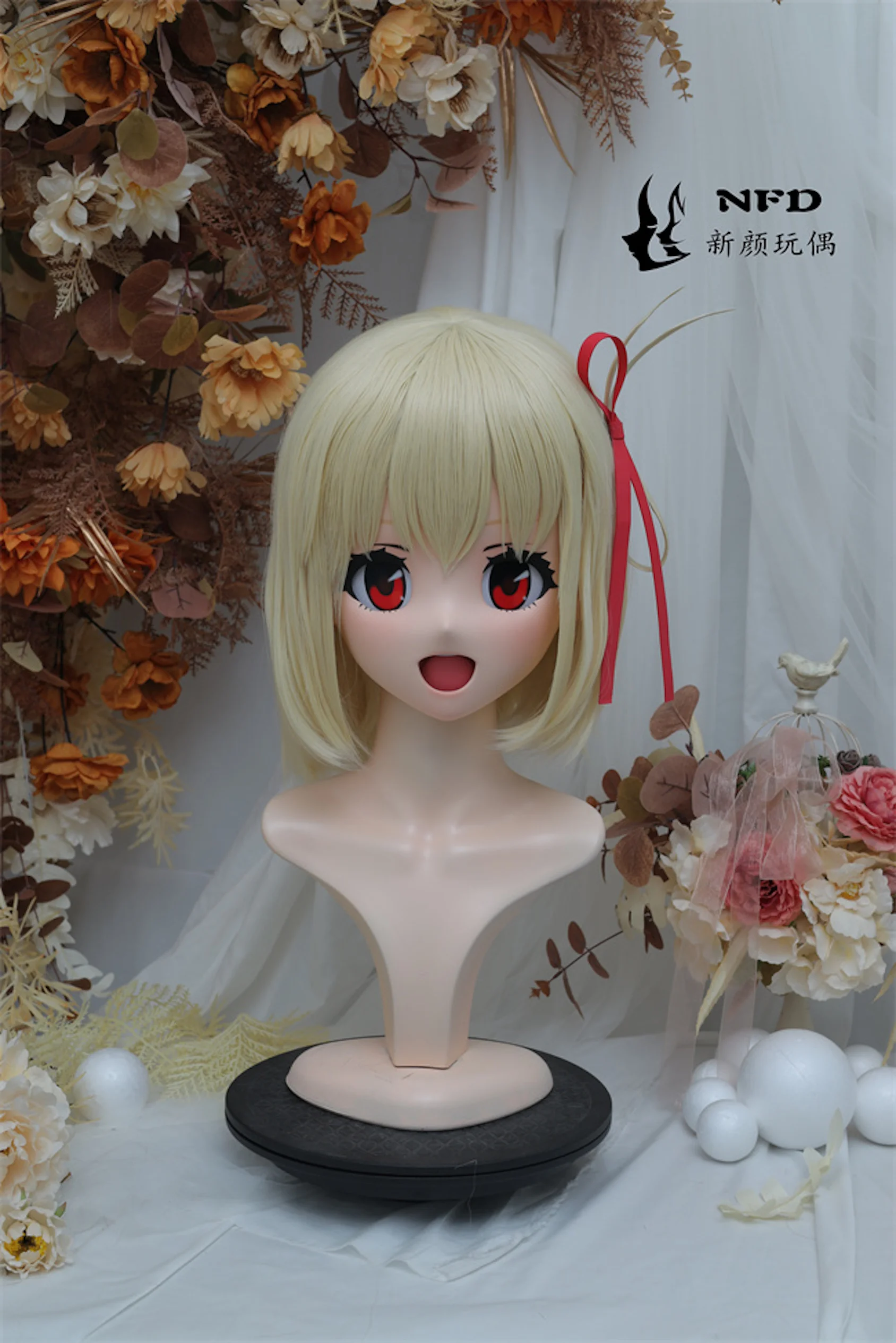 

(NFD012) Full head super sweet female resin crossdressing Doll kig cosplay kigurumi mask