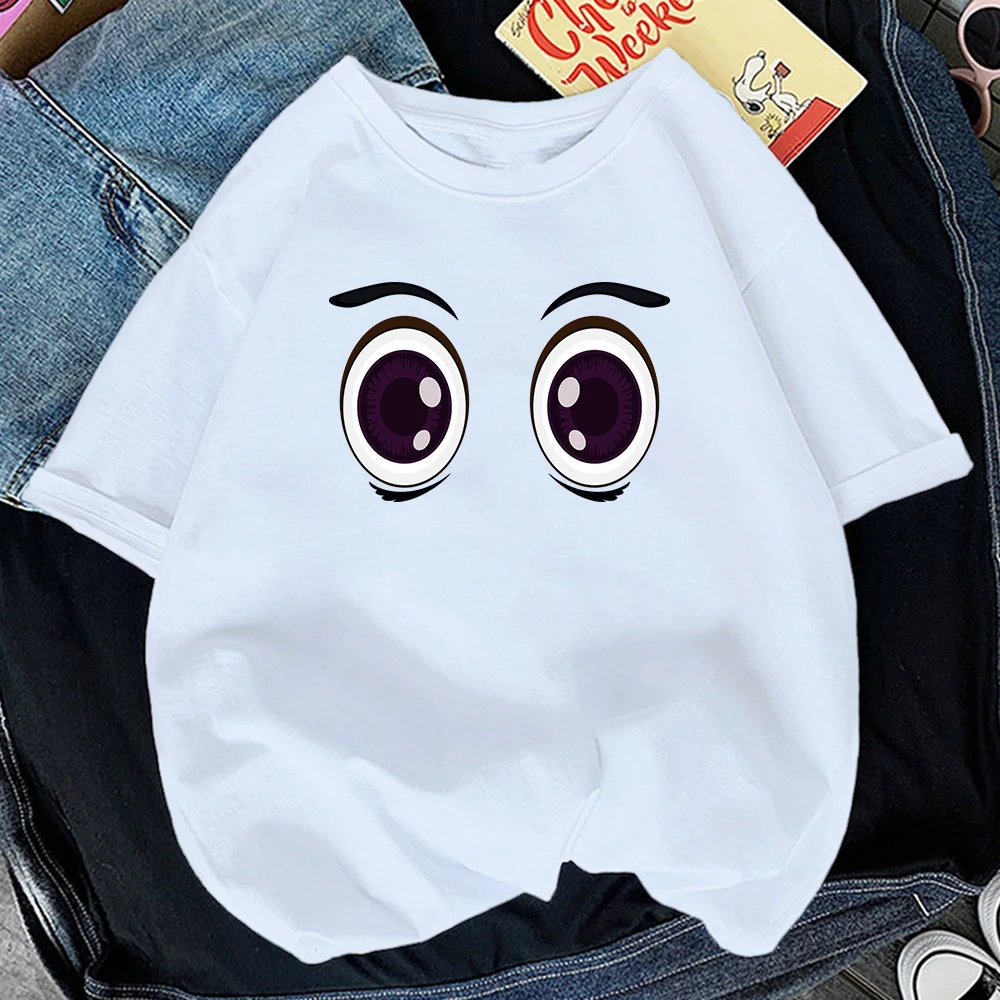 Cartoon Big Eyes T-shirt Fashion Eyes T-shirt Hip Hop Street wear Short sleeve Ladies Best Friend T-shirt Girls Casual T-shirt
Cartoon Big Eyes T-shirt Fashion Eyes T-shirt Hip Hop Street wear Short sleeve Ladies Best Friend T-shirt Girls Casual T-shirt