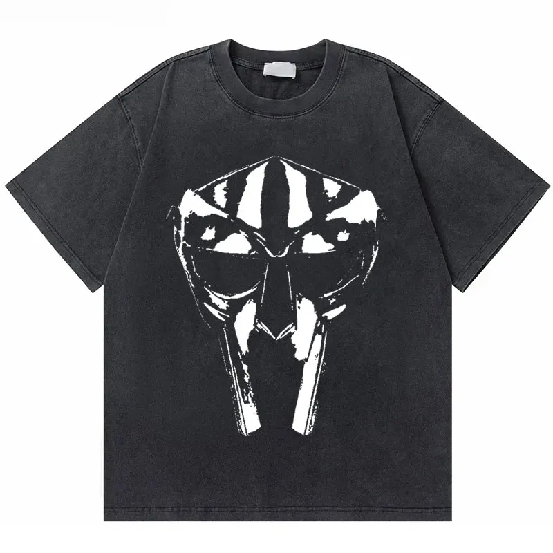 Washed Vintage Rapper Mf Doom Metal Mask Face Graphics Tshirt Men Women Hip Hop Retro T-shirt Men's Casual Oversized T Shirts
Washed Vintage Rapper Mf Doom Metal Mask Face Graphics Tshirt Men Women Hip Hop Retro T-shirt Men's Casual Oversized T Shirts