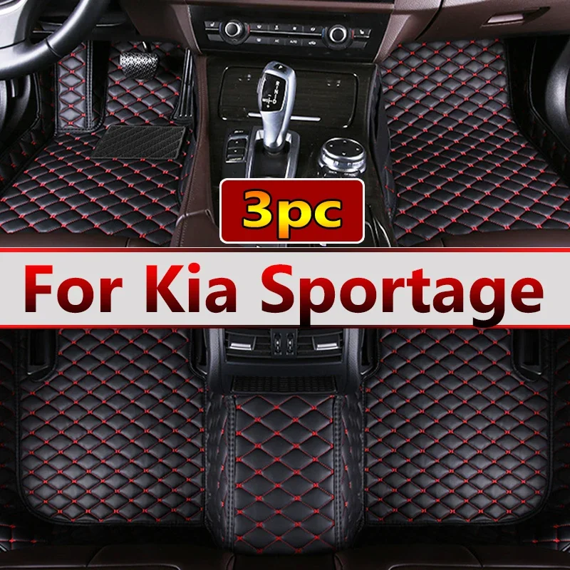 

Кожаные автомобильные коврики на заказ для Kia Sportage 4 nq5 2022, детали интерьера, коврики, накладки для ног, аксессуары