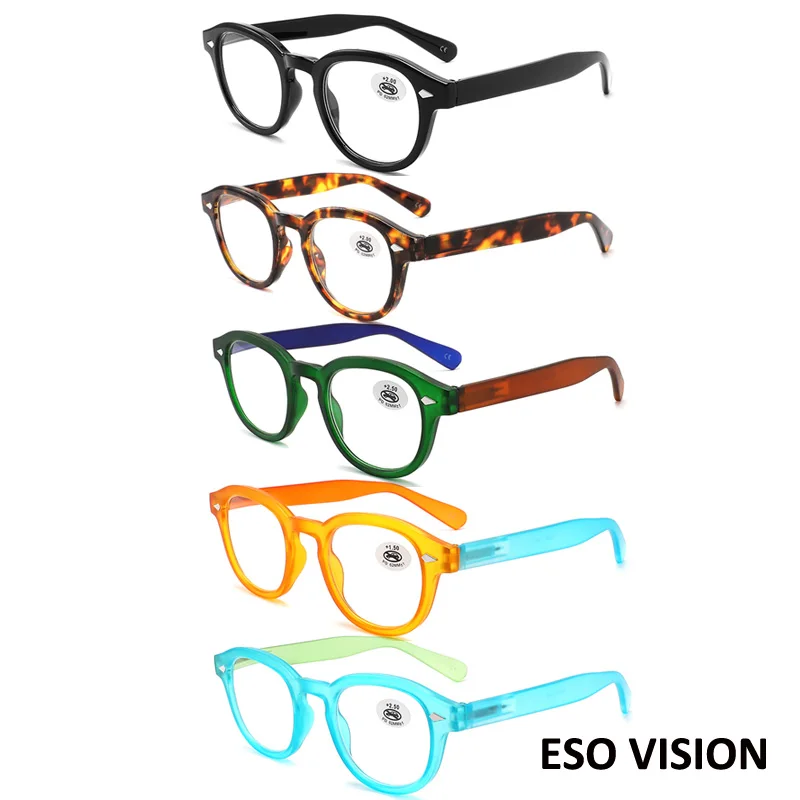 

Eso Vision Man's Reading Glasses Fashion Readers For Woman Promotion In High Quality Black Blue 100 150 200 250 300 350 400