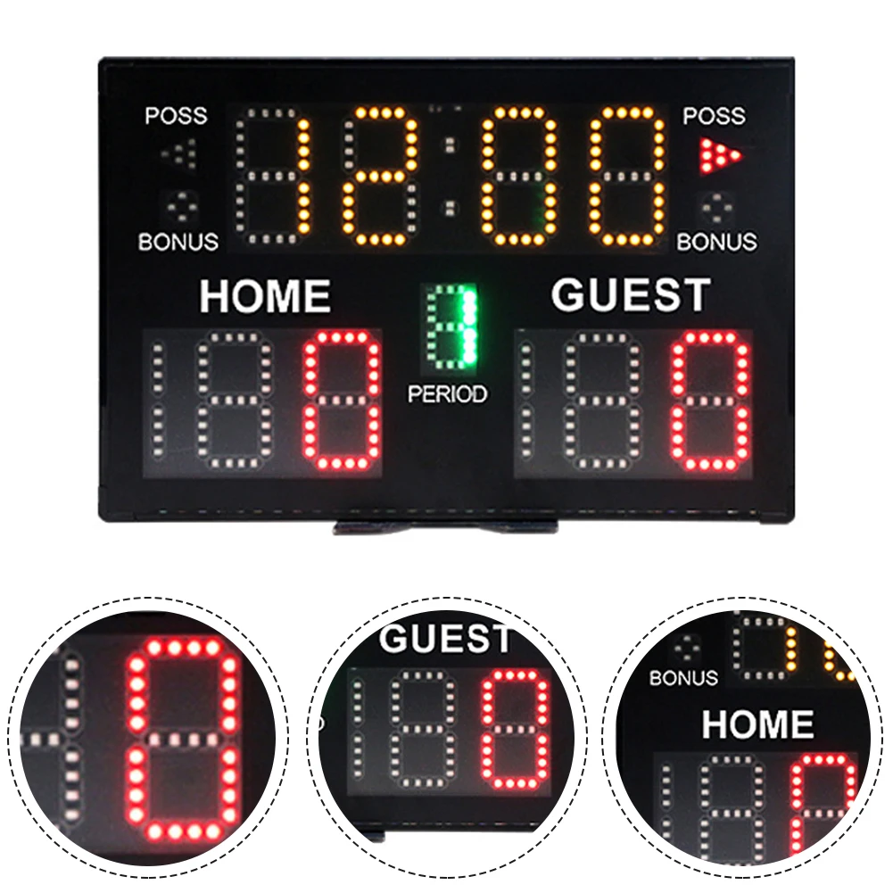 Electronic Scoreboard Metal+ABS Portable Soccer Sport Contest Table Tennis Tennis 20M Visible Distance Durable
Electronic Scoreboard Metal+ABS Portable Soccer Sport Contest Table Tennis Tennis 20M Visible Distance Durable