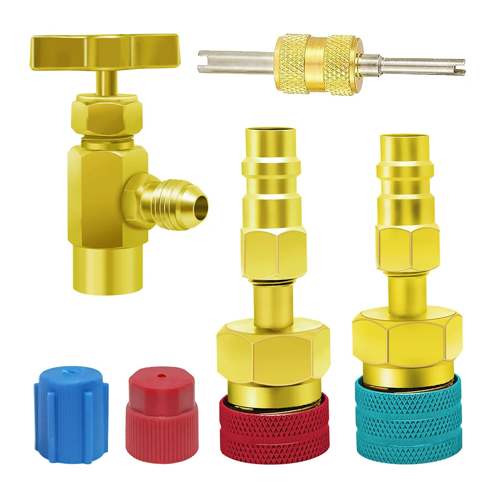 2 PCS Adapter Quick Fitting Coupler R1234YF To R134A High Low Side Adapter Fitting Connector Car Air-Conditioning Installation
2 PCS Adapter Quick Fitting Coupler R1234YF To R134A High Low Side Adapter Fitting Connector Car Air-Conditioning Installation