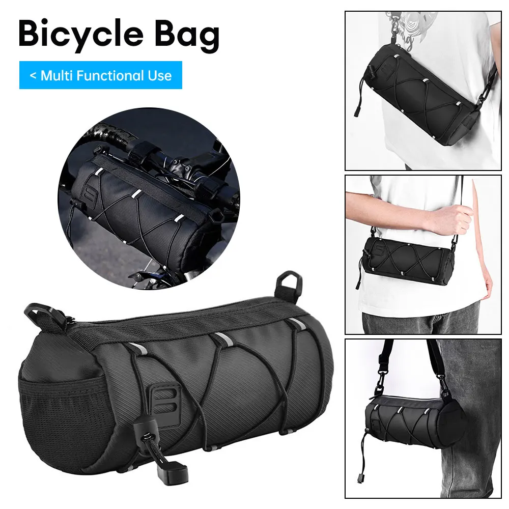 Bike Bag Portable Handlebar Pannier Multi-Purpose Large Capacity Backpack Mountain Road Bicycle Rack Tube Bag Elastic Band Bag
Bike Bag Portable Handlebar Pannier Multi-Purpose Large Capacity Backpack Mountain Road Bicycle Rack Tube Bag Elastic Band Bag