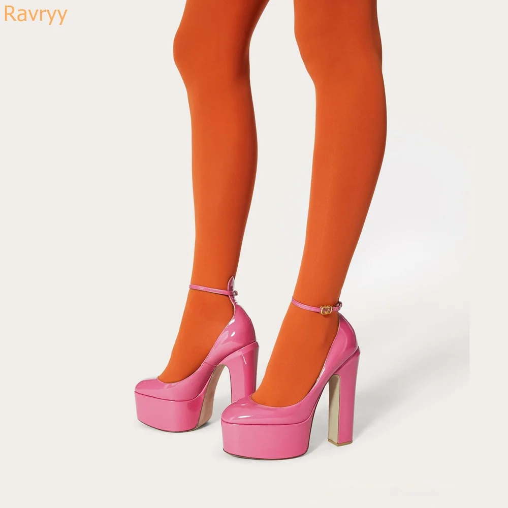 Pointed Toe Platform Sandals Chunky Heel Shallow Women High Heels Patent Leather Ankle Strap One Word Belt Stage Shoes Large Siz
Pointed Toe Platform Sandals Chunky Heel Shallow Women High Heels Patent Leather Ankle Strap One Word Belt Stage Shoes Large Siz