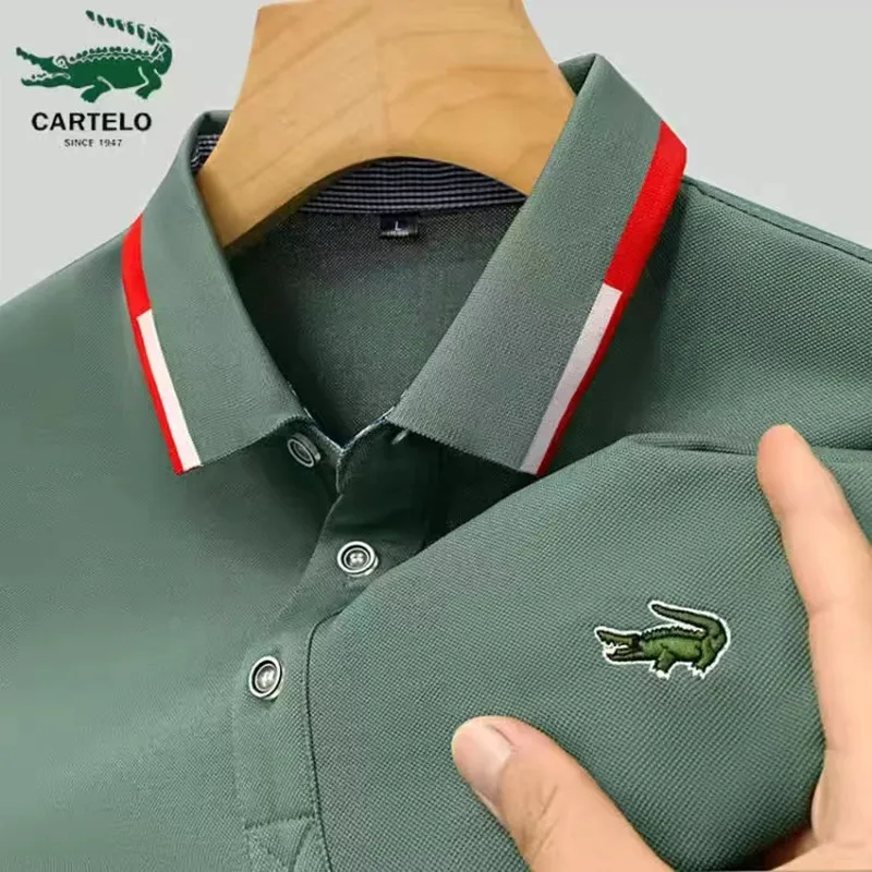 New Summer Brand Embroidered Polo Shirt Men Hot High Quality Men's Short Sleeve Breathable Top Business Casual Polo-shirt for Me
New Summer Brand Embroidered Polo Shirt Men Hot High Quality Men's Short Sleeve Breathable Top Business Casual Polo-shirt for Me