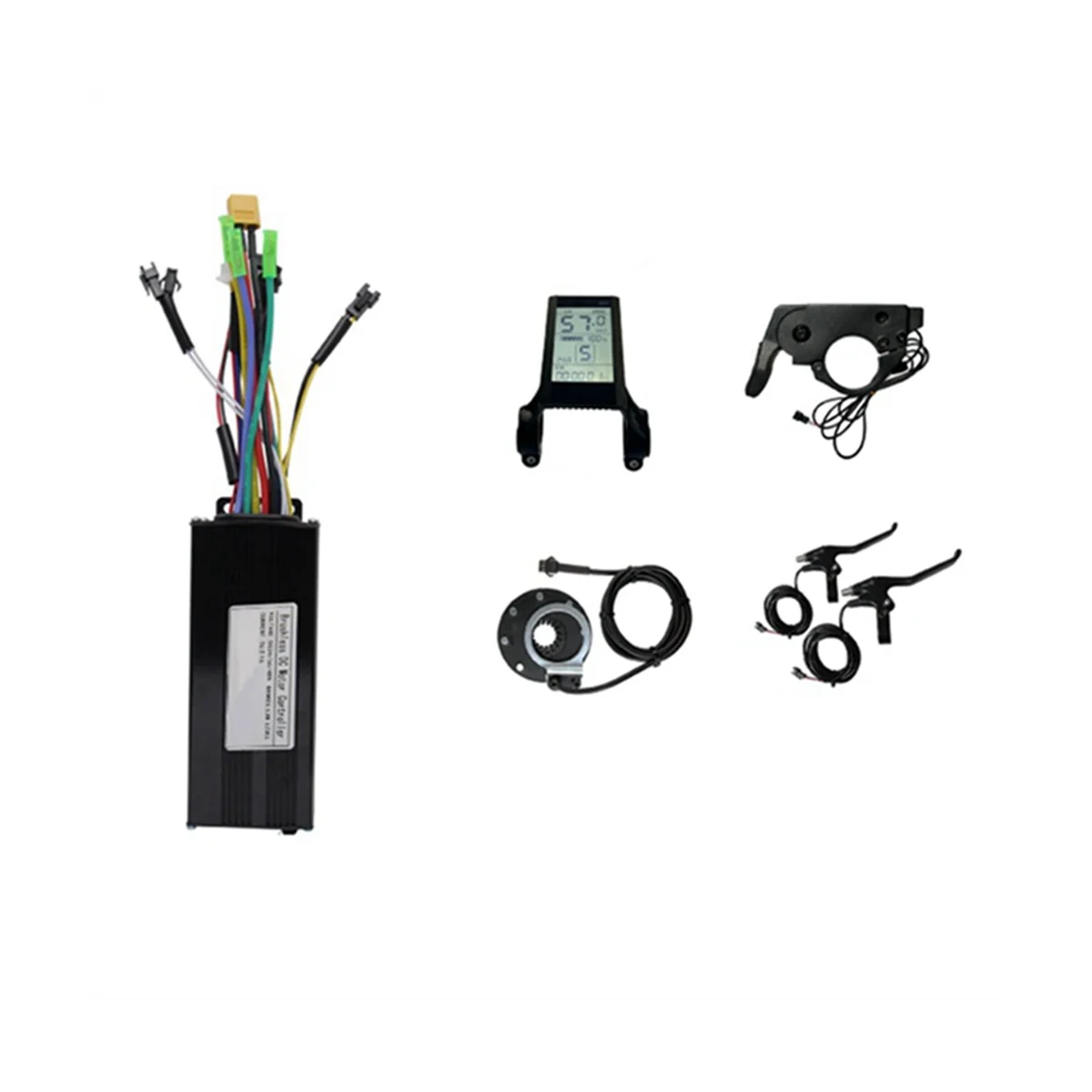 

26A 3-Mode Controller Kit 36V 48V 1000W for Electric Bike Motor Conversion Kit with S830 Display Thumb Throttle