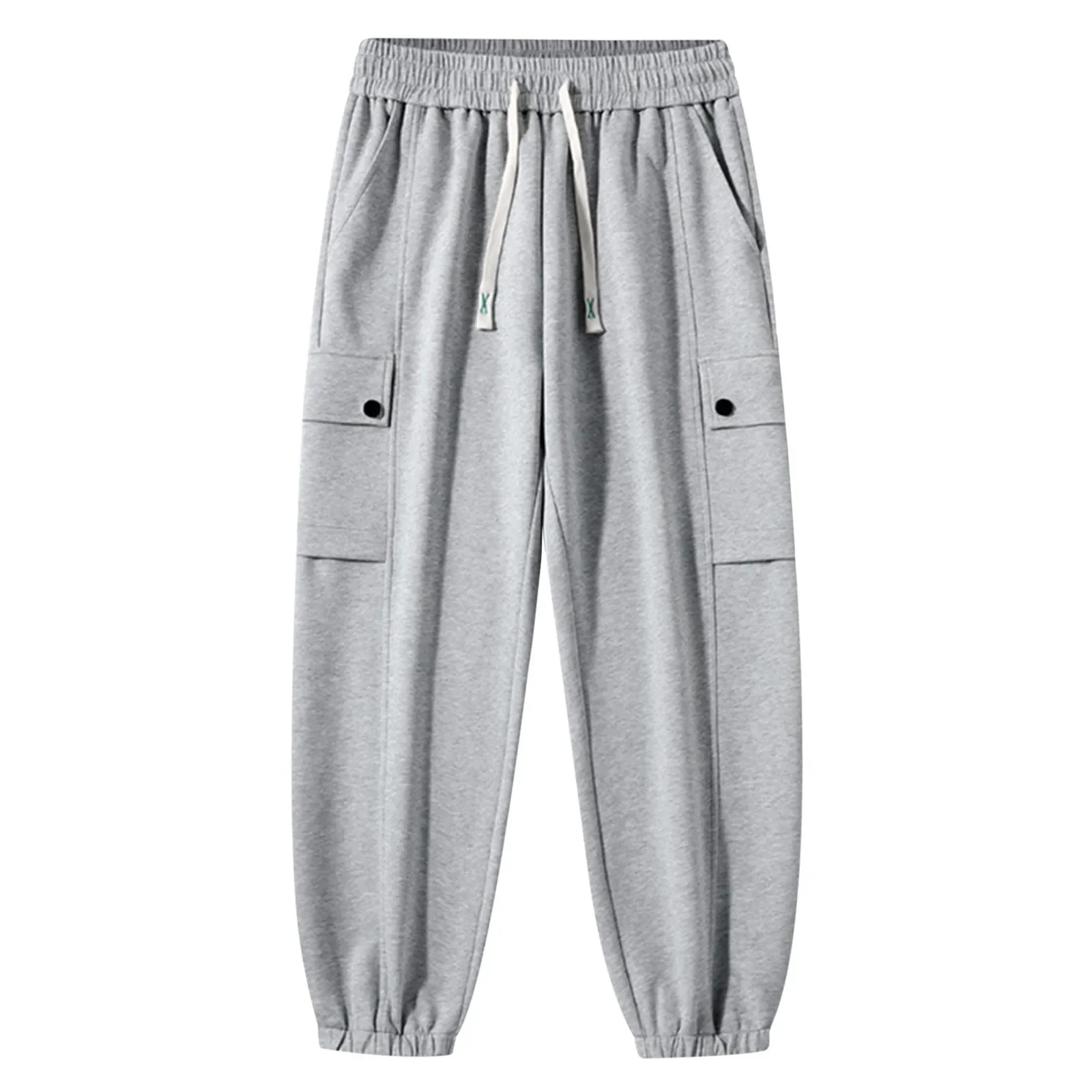 

New Men's Jogger Sweatpants Fashion Drawstring Streetwear Casual Baggy Trousers Male Cotton Loose Harem Pant Plus Size