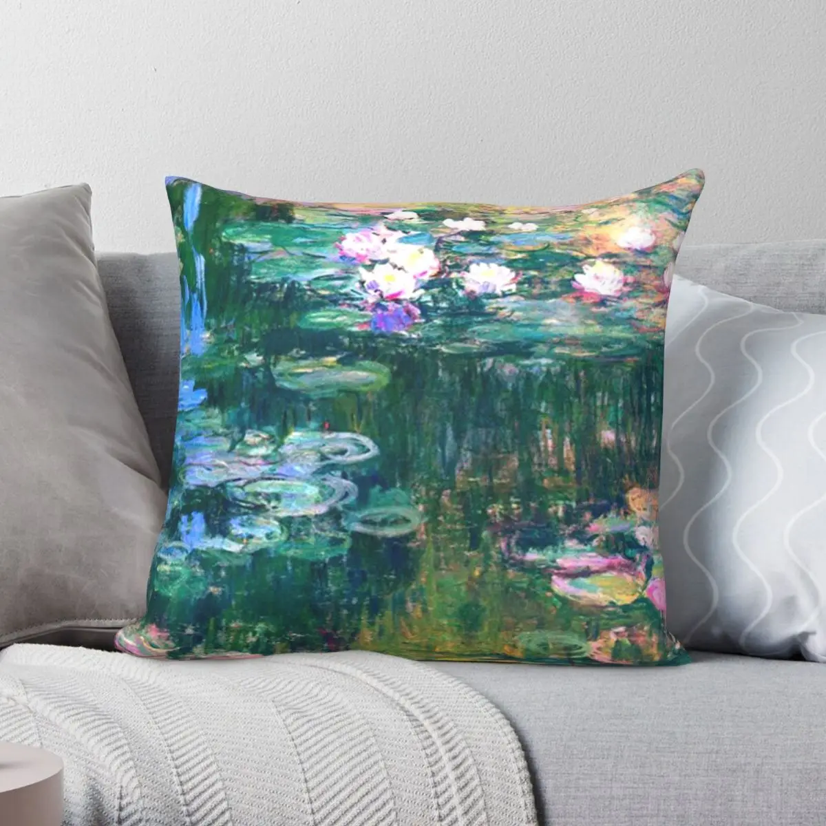 Чехол для подушки waterlilies Monet, полиэстеровый льняной бархатный чехол с узором на молнии, декоративный чехол для автомобильной подушки
Чехол для подушки waterlilies Monet, полиэстеровый льняной бархатный чехол с узором на молнии, декоративный чехол для автомобильной подушки