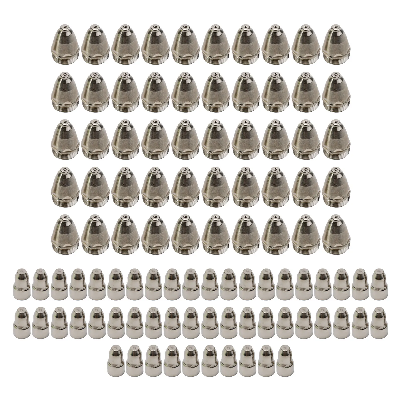 100pcs P80 Plasma Electrode Tip Nozzle 1.5mm Cutter Torch For Air Plasma Cutting Manufacturing And Metalworking DIY Accessories
100pcs P80 Plasma Electrode Tip Nozzle 1.5mm Cutter Torch For Air Plasma Cutting Manufacturing And Metalworking DIY Accessories