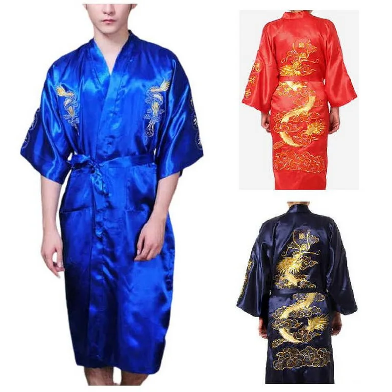 Embroidered Dragon Robe For Men Or Women Kimono Bath Gown Loose Pajamas Dragon Bathrobe
Embroidered Dragon Robe For Men Or Women Kimono Bath Gown Loose Pajamas Dragon Bathrobe