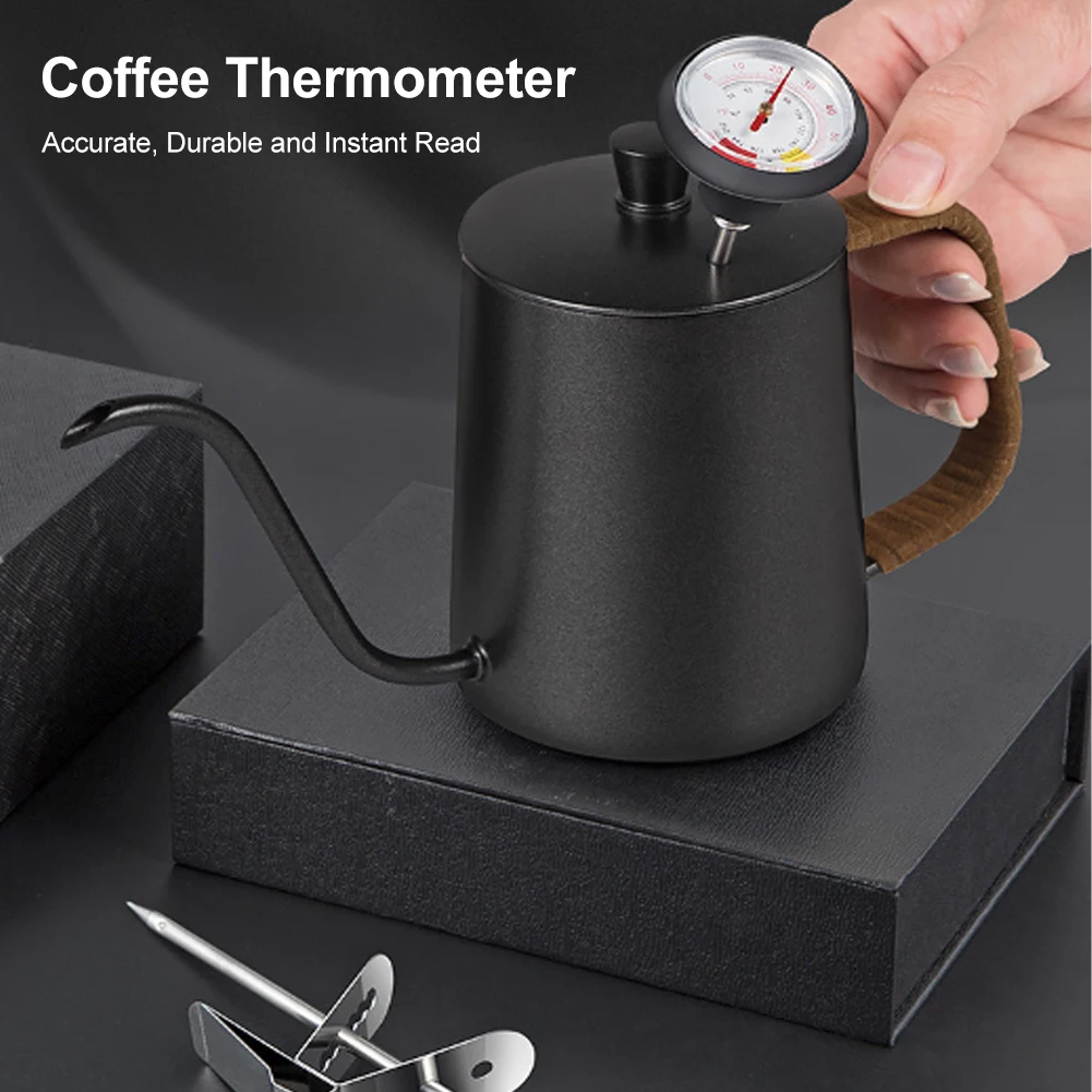Milk Frothing Thermometer Stainless Steel Temperature Monitor 0℃~100℃/32℉~212℉ for Coffee Milk Froth Chocolate Cappuccino Food
Milk Frothing Thermometer Stainless Steel Temperature Monitor 0℃~100℃/32℉~212℉ for Coffee Milk Froth Chocolate Cappuccino Food