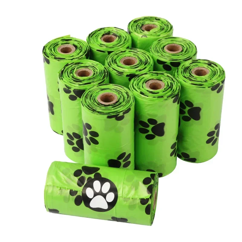 

Biodegradable Dog Poop Bags, Earth-Friendly Outdoor Garbage Storage Box for Cat, Puppy Pet Waste Bag Holder Supplies,15Pcs/ Roll