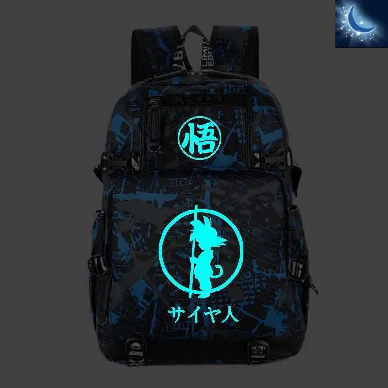 

Seven Dragon Ball Animation Peripheral Two-dimensional Backpack Backpack Monkey King Student School Bag Computer Bag