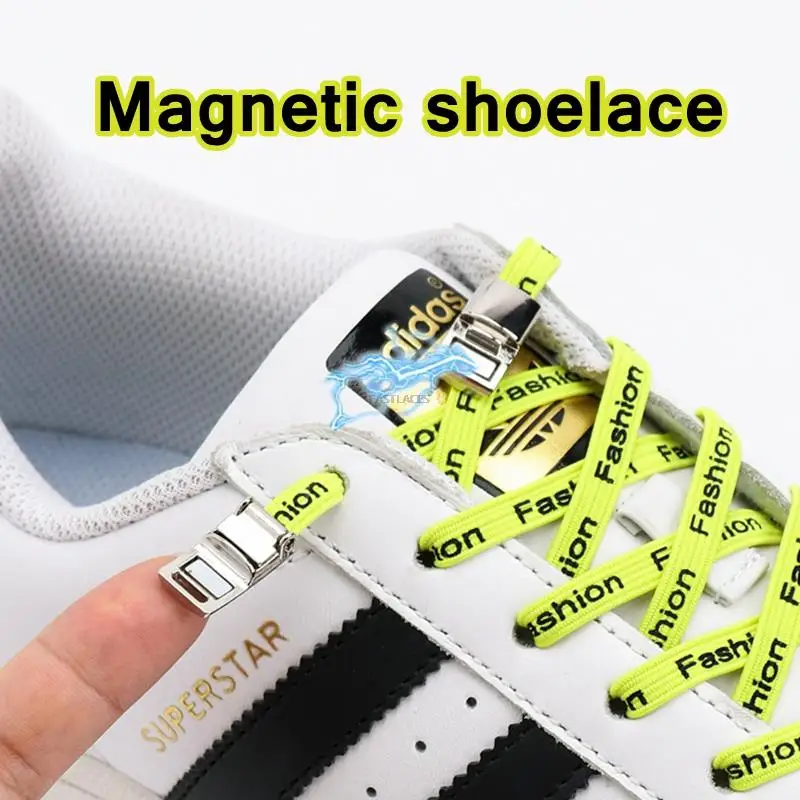New Magnetic lock Shoelaces No tie Shoelace Sneakers Elastic Shoe Lace For Kids Adult Lazy Quick Press Locking Flat Shoe Strings
New Magnetic lock Shoelaces No tie Shoelace Sneakers Elastic Shoe Lace For Kids Adult Lazy Quick Press Locking Flat Shoe Strings