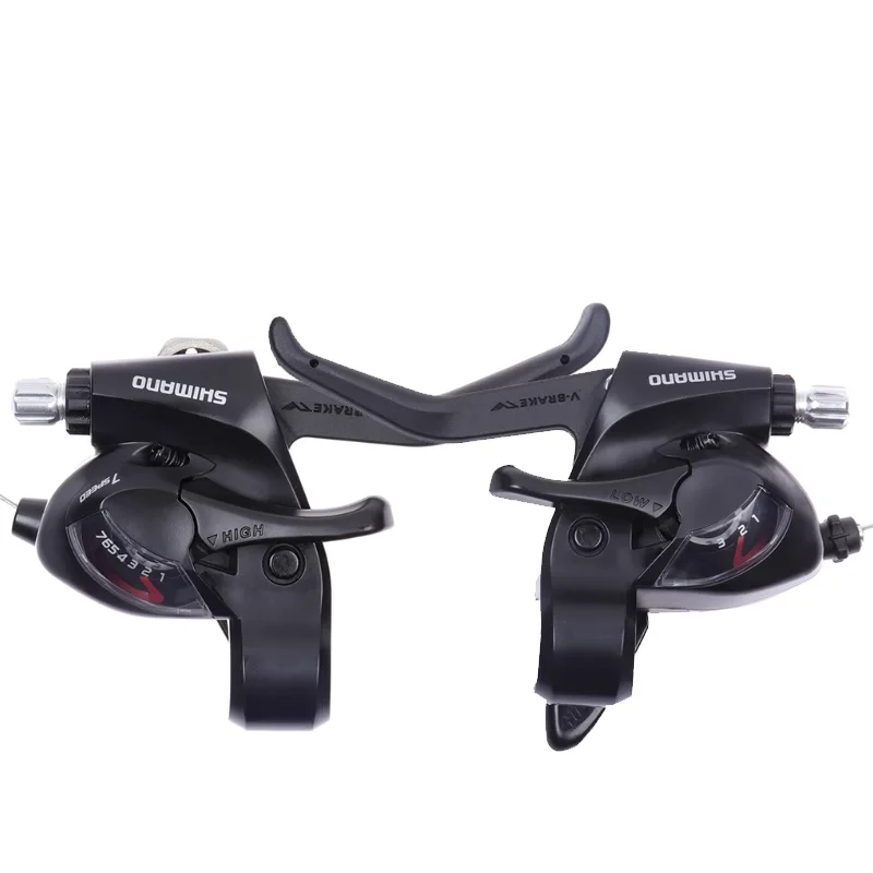 

Shimano TOURNEY TY ST-EF41 Mountain Bike EZ FIRE PLUS Shift/Brake Lever 3/7/6-speed Iamok A Pair Shifters Bicycle Parts