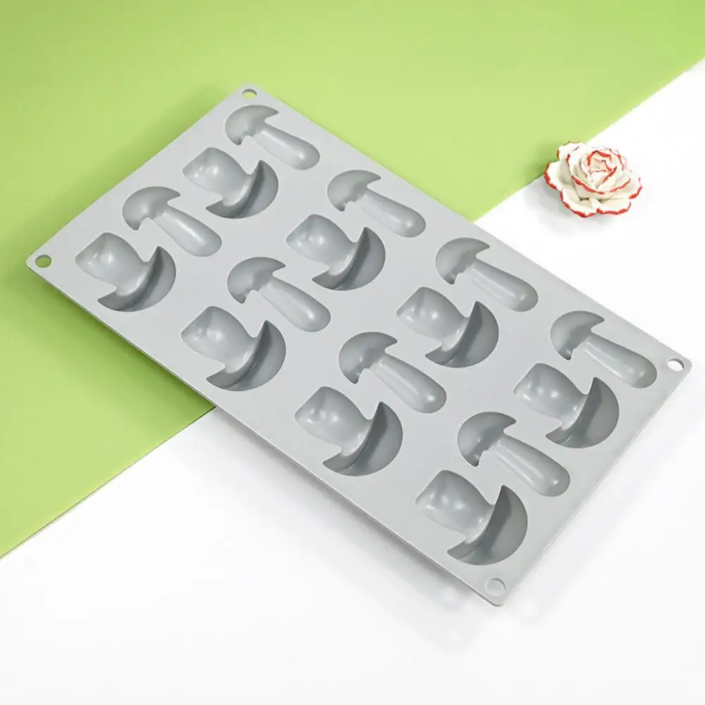 Non-deformable Cake Mold Non-stick Mushroom Shaped Pastry Mold 16 Grids Silicone Baking Tool for Home Kitchen for Cake
Non-deformable Cake Mold Non-stick Mushroom Shaped Pastry Mold 16 Grids Silicone Baking Tool for Home Kitchen for Cake