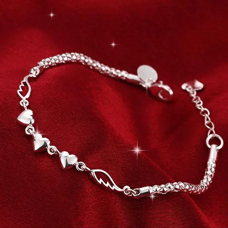 Zhubobo Fashion Jewelry 925 Sterling Silver Bracelet Love Woman Bracelet and Bangle Charm Jewelry Gift
Zhubobo Fashion Jewelry 925 Sterling Silver Bracelet Love Woman Bracelet and Bangle Charm Jewelry Gift