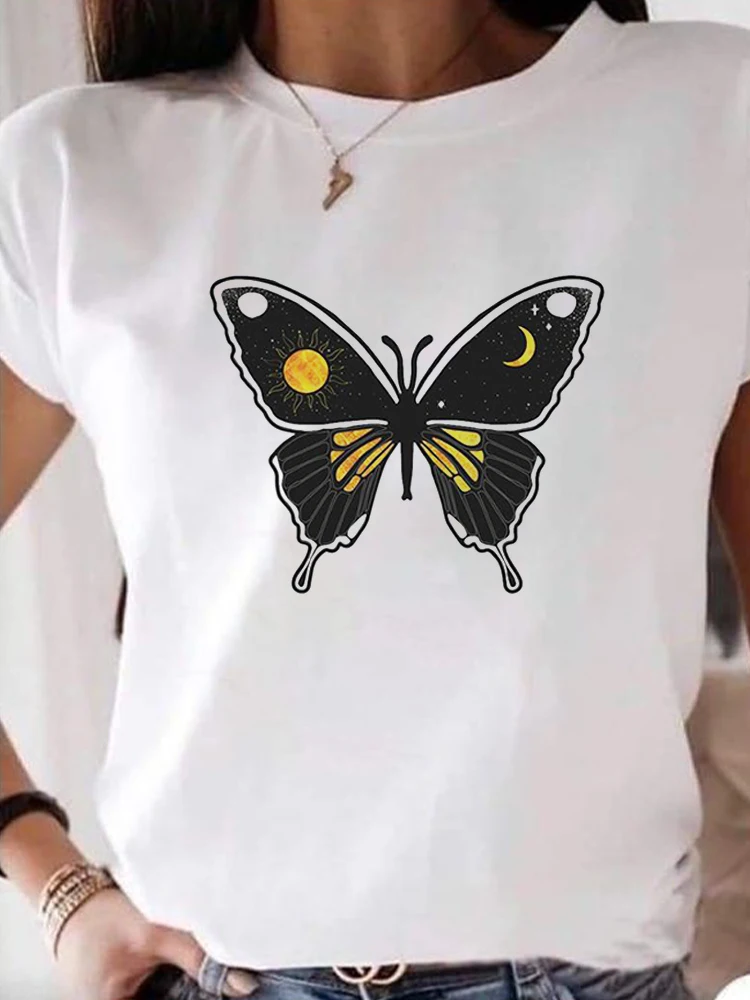 Korean version Harajuku happy bee Print T Shirt O Neck Loose Summer White Tee Top Ladies Clothes Casual Short Sleeve T Shirt
Korean version Harajuku happy bee Print T Shirt O Neck Loose Summer White Tee Top Ladies Clothes Casual Short Sleeve T Shirt