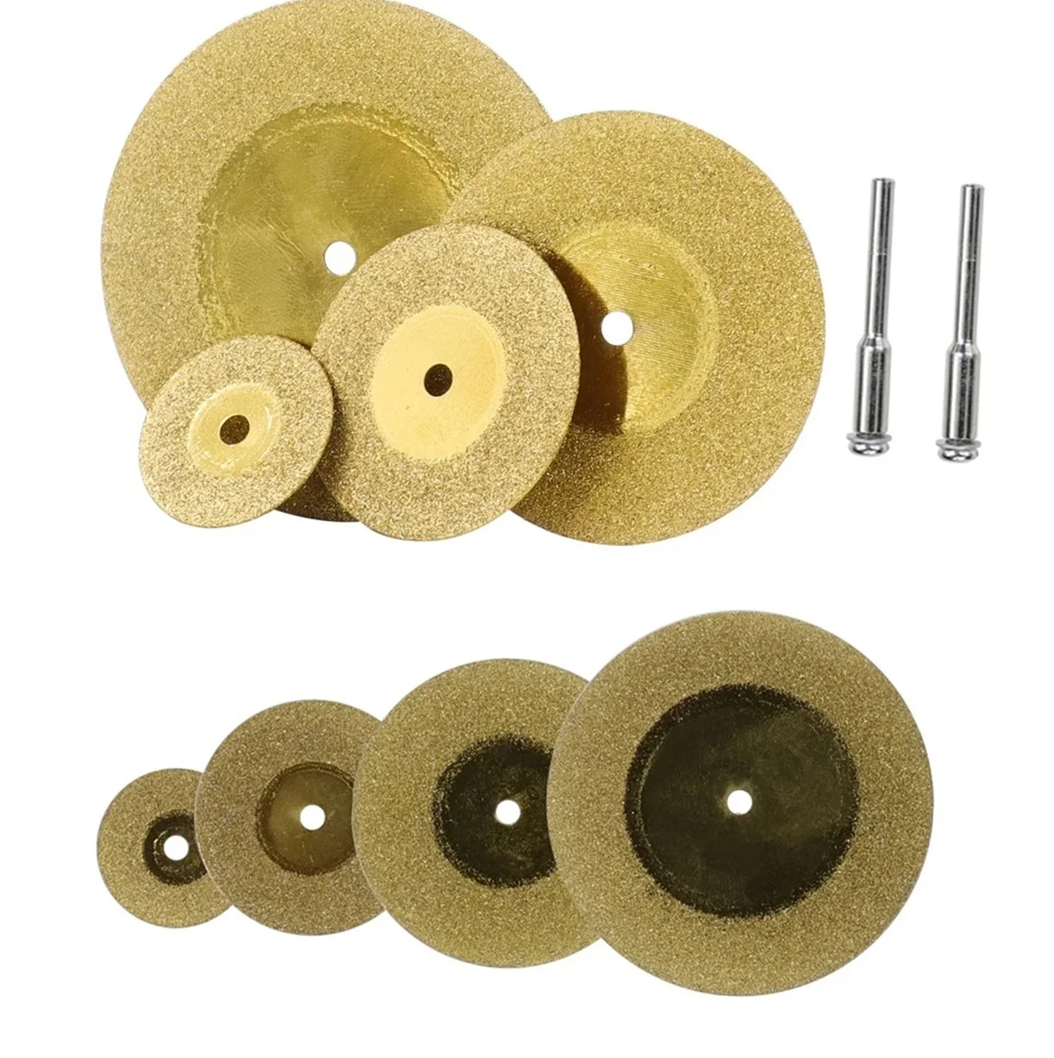 8pcs Mini Diamond Cutting Disc & 3mm Shank Mandrel Set For Dremel Rotary Tools Accessories TiN Coated Circular Saw Blade
8pcs Mini Diamond Cutting Disc & 3mm Shank Mandrel Set For Dremel Rotary Tools Accessories TiN Coated Circular Saw Blade