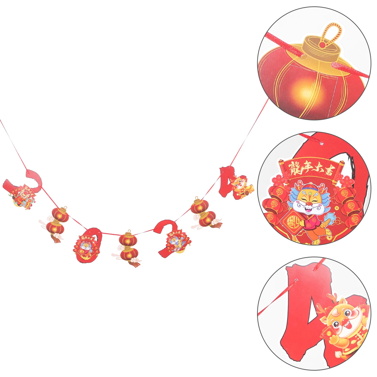 Chinese Ceiling Decorations Year of The Dragon New Flag Ornaments Decorative Banner
Chinese Ceiling Decorations Year of The Dragon New Flag Ornaments Decorative Banner