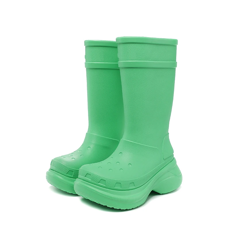 2024 New Women's Brand Design Fashion Rain Boots Women's Paris Black Thick Sole Long Boots Waterproof Platform Round Toe Shoes
2024 New Women's Brand Design Fashion Rain Boots Women's Paris Black Thick Sole Long Boots Waterproof Platform Round Toe Shoes