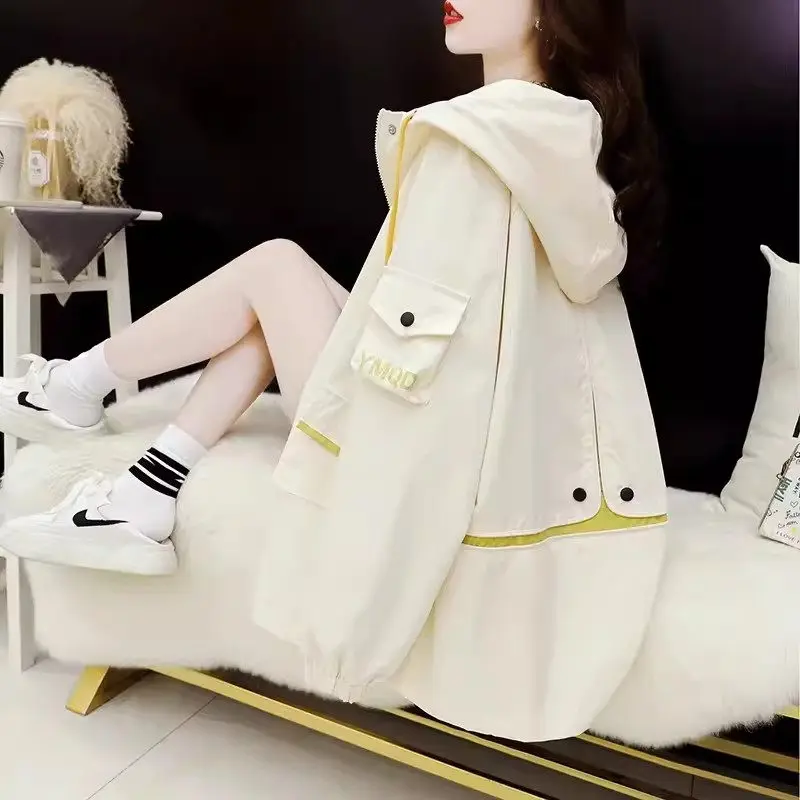 Женская куртка большого размера, весна-осень 2024, повседневный кардиган на молнии, пальто с капюшоном, тонкий Свободный Топ, K1617
Женская куртка большого размера, весна-осень 2024, повседневный кардиган на молнии, пальто с капюшоном, тонкий Свободный Топ, K1617