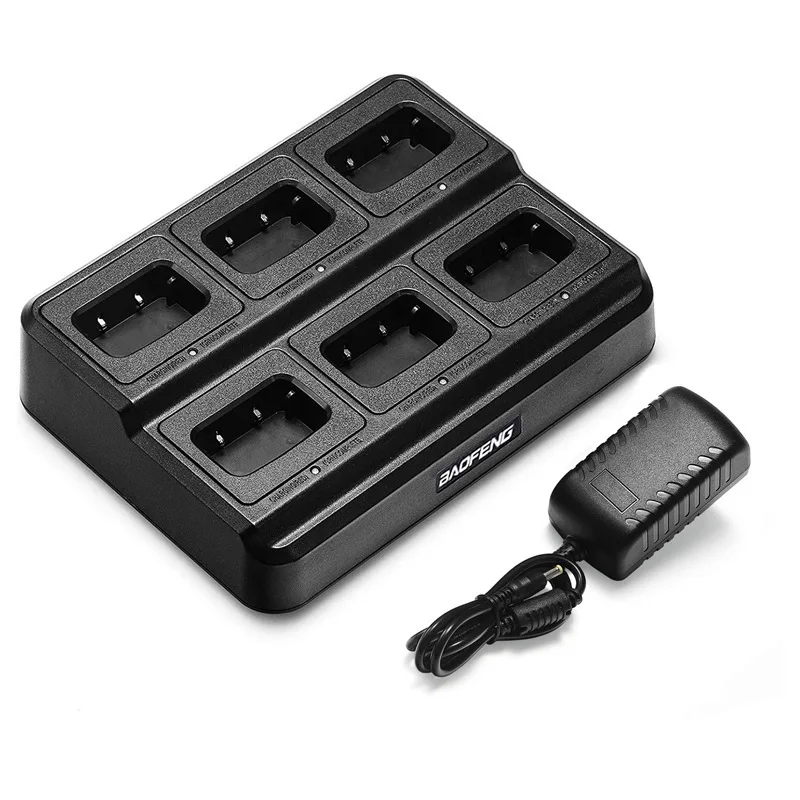 6 In 1 Charger Walkie Talkie Unit Charging Plus Six Way Charger for Baofeng UV82 BF-888S 666S 777S UV8D 6 Packed Full Set
6 In 1 Charger Walkie Talkie Unit Charging Plus Six Way Charger for Baofeng UV82 BF-888S 666S 777S UV8D 6 Packed Full Set
