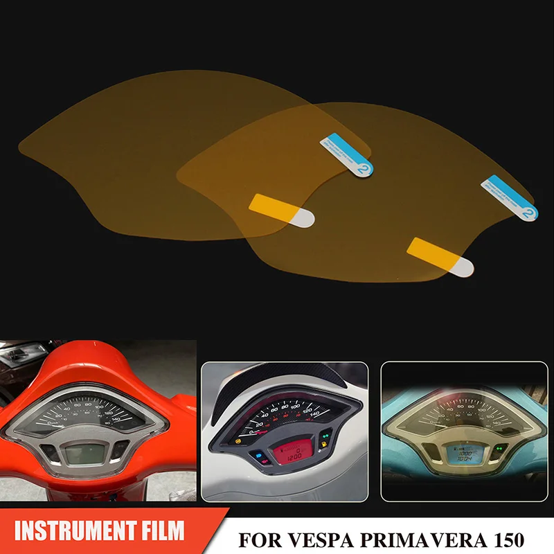 Наклейки для приборной панели мотоцикла, 2 шт. для Vespa Защитная экранная пленка Primavera 150
Наклейки для приборной панели мотоцикла, 2 шт. для Vespa Защитная экранная пленка Primavera 150