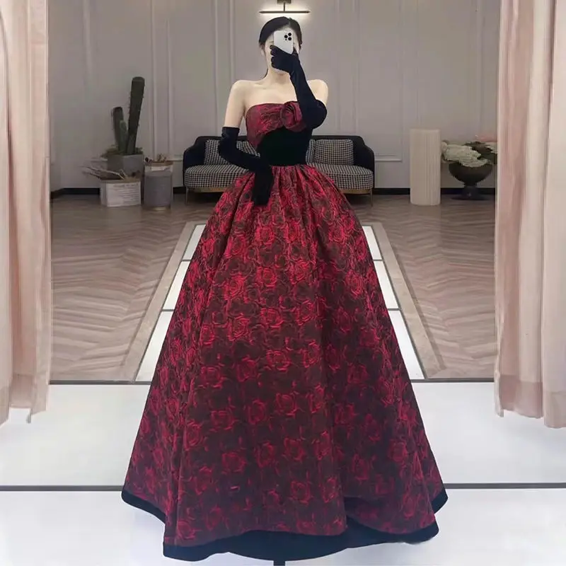 Harajpee Bride Engagement Dresses Light Luxury Evening Dress Female French 2024 New Slim Summer Beautiful Romantic Vestido
Harajpee Bride Engagement Dresses Light Luxury Evening Dress Female French 2024 New Slim Summer Beautiful Romantic Vestido