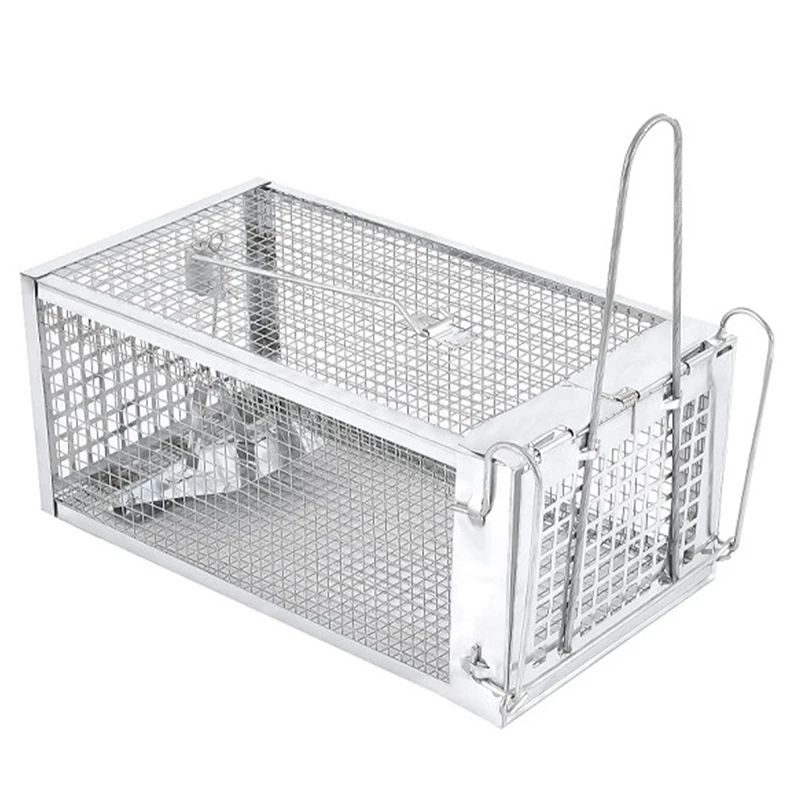 1 Piece Catching Mice Mouse Traps Foldable Reusable Mice Mousetrap Hunt Weasel Wild Rat Cage Silver
1 Piece Catching Mice Mouse Traps Foldable Reusable Mice Mousetrap Hunt Weasel Wild Rat Cage Silver