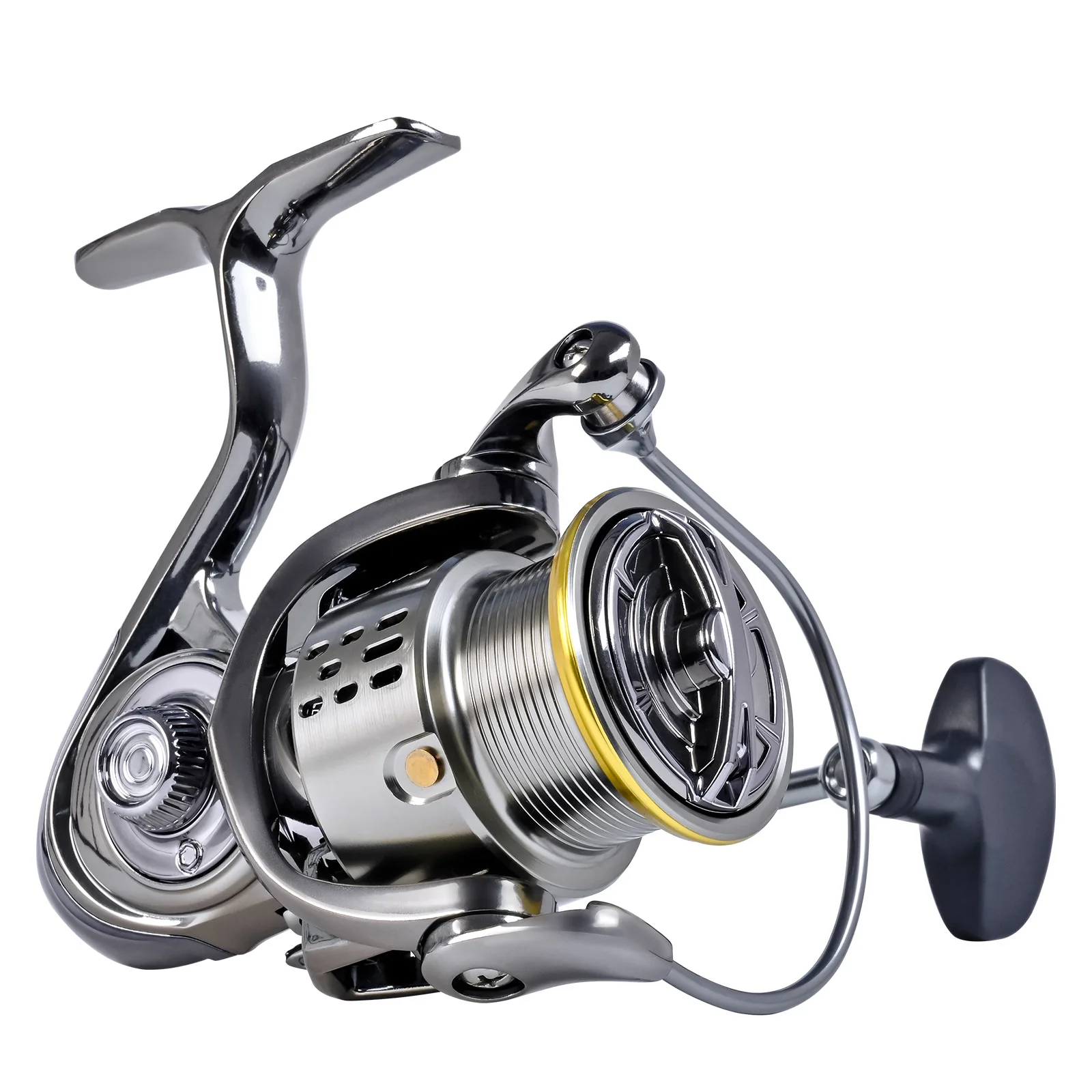 Long Throw Type Spinning Reel Ultralight Metal Spool Max Drag 25kg, 5.2:1 12 + 1BB Fishing Reel Accessories
Long Throw Type Spinning Reel Ultralight Metal Spool Max Drag 25kg, 5.2:1 12 + 1BB Fishing Reel Accessories
