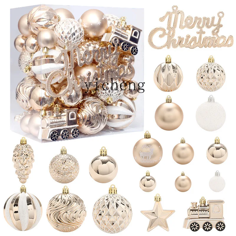 ZC Christmas Decorations 65 Light Champagne White Painted Christmas Ball Set Ornaments Christmas Tree Christmas Ball
ZC Christmas Decorations 65 Light Champagne White Painted Christmas Ball Set Ornaments Christmas Tree Christmas Ball