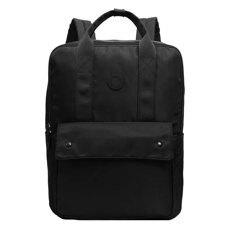 

Модный мужской рюкзак унисекс для ноутбука, школьная сумка, водонепроницаемый Повседневный дорожный однотонный рюкзак из ткани Оксфорд для студентов колледжа, мужской рюкзак