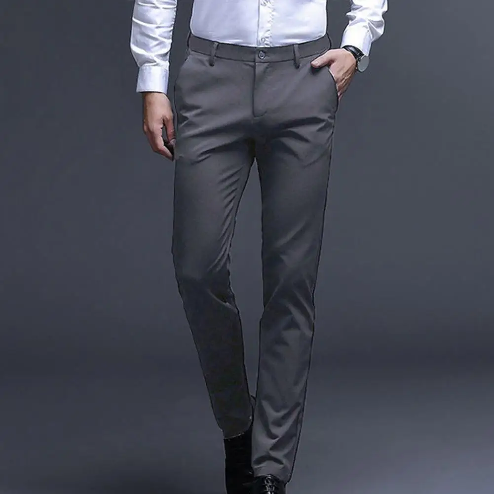 Men Office Pants High Waist Slim Fit Men's Suit Pants Wrinkle-free Stretchy Breathable Business Formal Trousers Men Suit Pants
Men Office Pants High Waist Slim Fit Men's Suit Pants Wrinkle-free Stretchy Breathable Business Formal Trousers Men Suit Pants