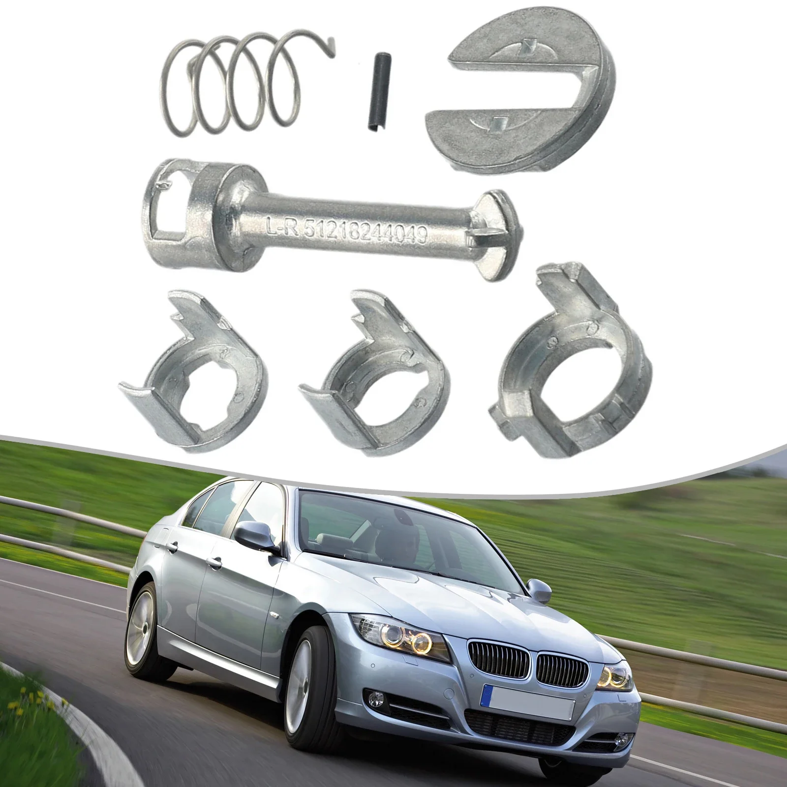 Car Cylinder -Barrel Door Lock Exterior Parts 51218244049 For BMW E46 Repair Kit Door Lock 323i 325i 328i 51 21 8 244 049
Car Cylinder -Barrel Door Lock Exterior Parts 51218244049 For BMW E46 Repair Kit Door Lock 323i 325i 328i 51 21 8 244 049