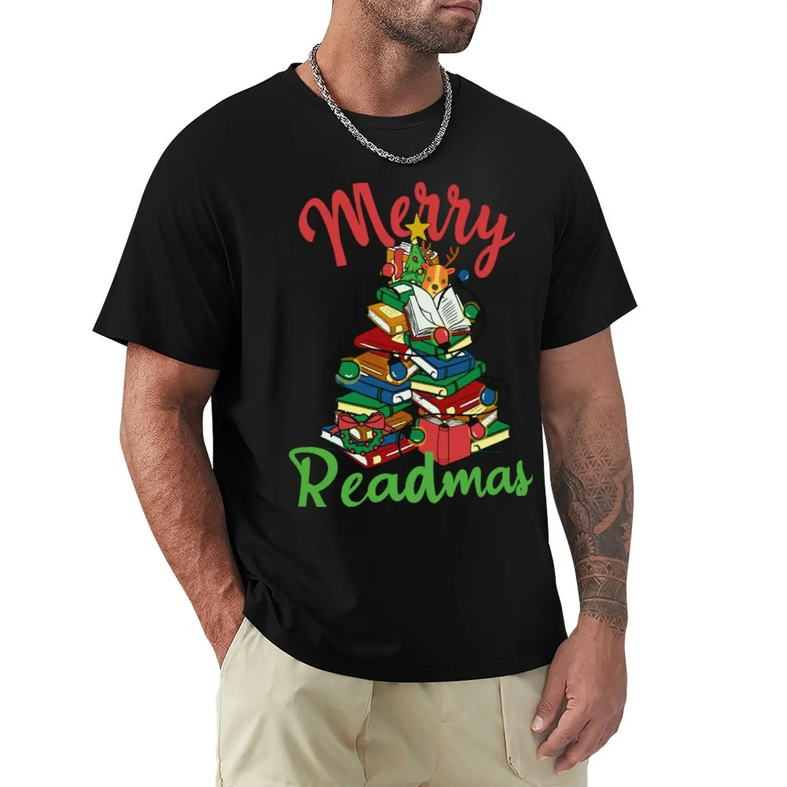 Merry Readmas Christmas Books T-Shirt anime blacks Short sleeve tee black t shirts for men
Merry Readmas Christmas Books T-Shirt anime blacks Short sleeve tee black t shirts for men