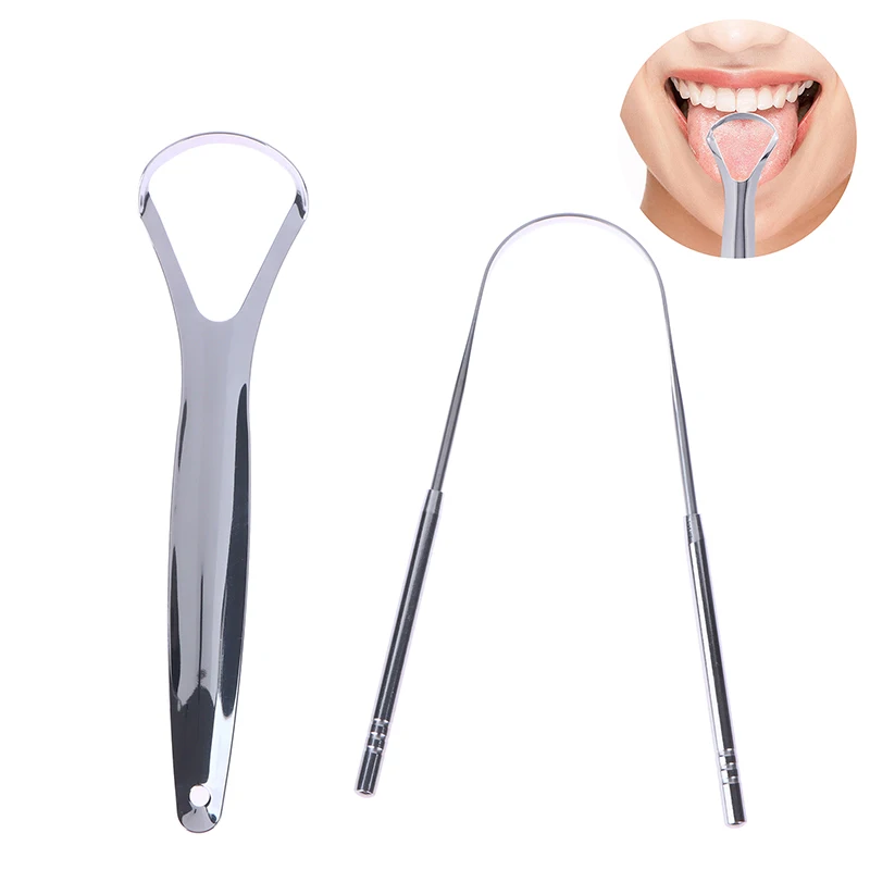 2Pcs/set Stainless Steel Tongue Scraper Tongue Cleaner Bad Breath Removal Oral Care Cleaning Tools
2Pcs/set Stainless Steel Tongue Scraper Tongue Cleaner Bad Breath Removal Oral Care Cleaning Tools