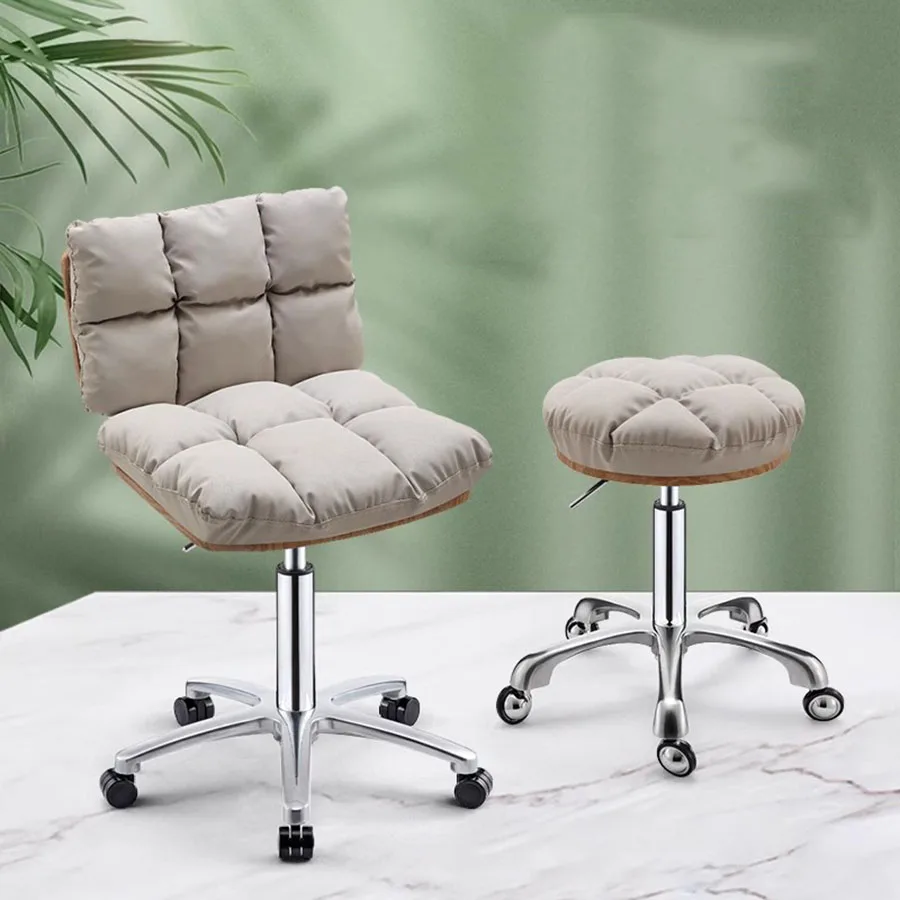 Multifinction Hairdressing Chair White Wheel Makeup Artist Hairdressing Chair Latest Luxury Seat Salon Memory Sandalye Chairs 
Multifinction Hairdressing Chair White Wheel Makeup Artist Hairdressing Chair Latest Luxury Seat Salon Memory Sandalye Chairs
