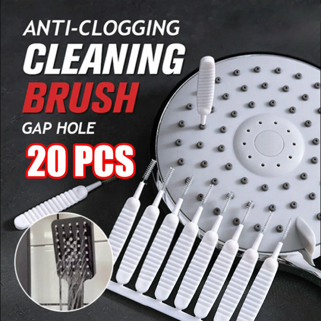 20Pcs/Set Shower Head Cleaning Brush White Small Brush Pore Gap Clean Anti-clogging Nylon For Kitchen Toilet Phone Hole Keyboard
20Pcs/Set Shower Head Cleaning Brush White Small Brush Pore Gap Clean Anti-clogging Nylon For Kitchen Toilet Phone Hole Keyboard