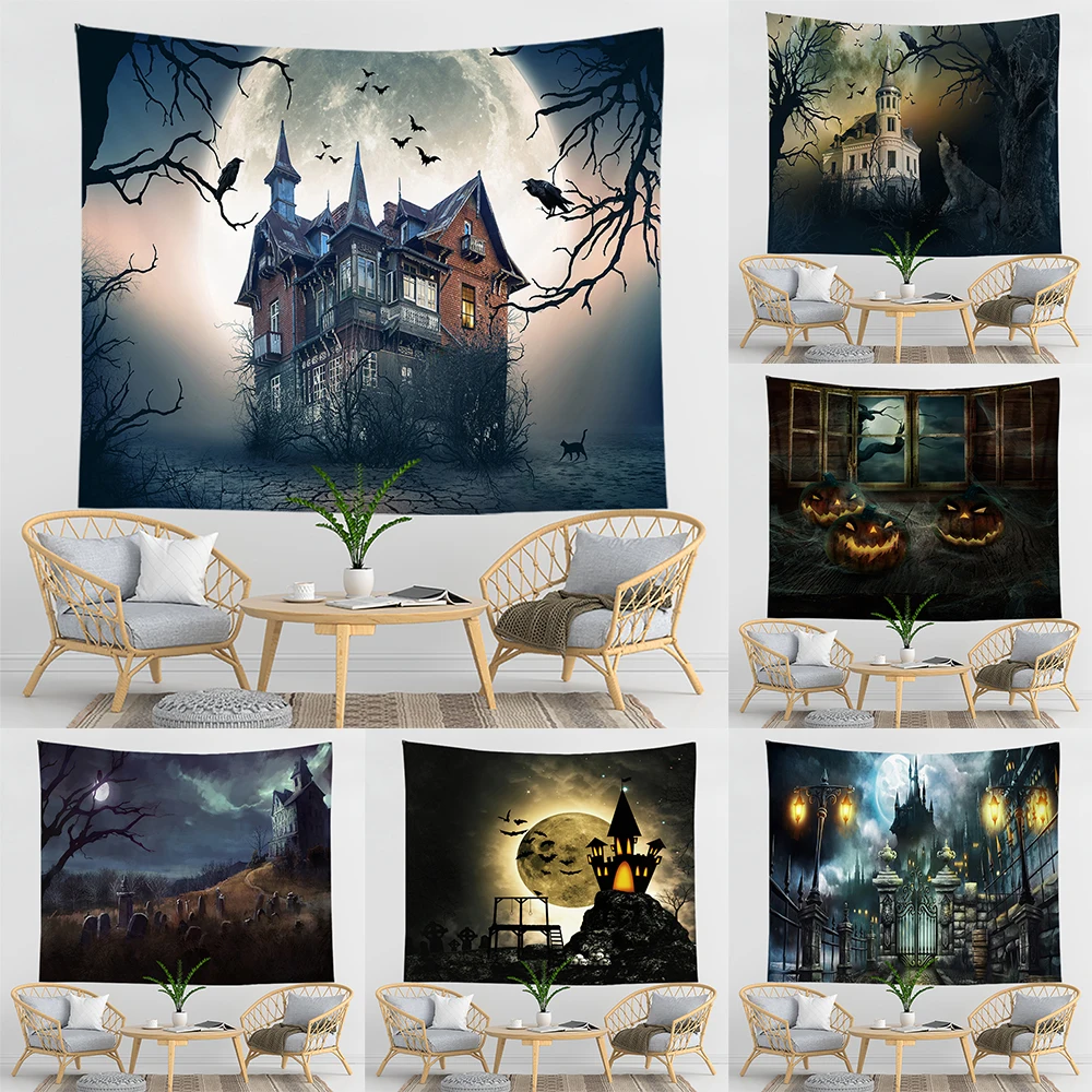 Halloween Wall Hanging Gothic Home Decor Tapestry Witchcraft Supplies Dorm Macrame Colgante De Pared
Halloween Wall Hanging Gothic Home Decor Tapestry Witchcraft Supplies Dorm Macrame Colgante De Pared