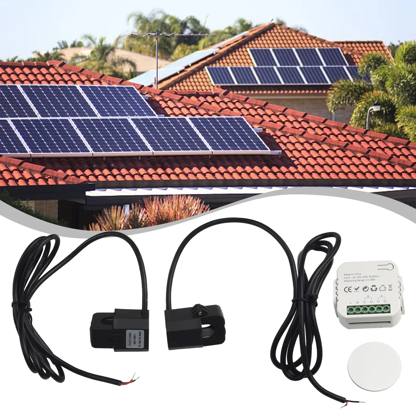 1pcs Electricity Meters With Clamp 100-240V AC 50/60Hz Tuya Smart 2 Way WiFi Measure Power Factor 2 Channel With Clamp
1pcs Electricity Meters With Clamp 100-240V AC 50/60Hz Tuya Smart 2 Way WiFi Measure Power Factor 2 Channel With Clamp