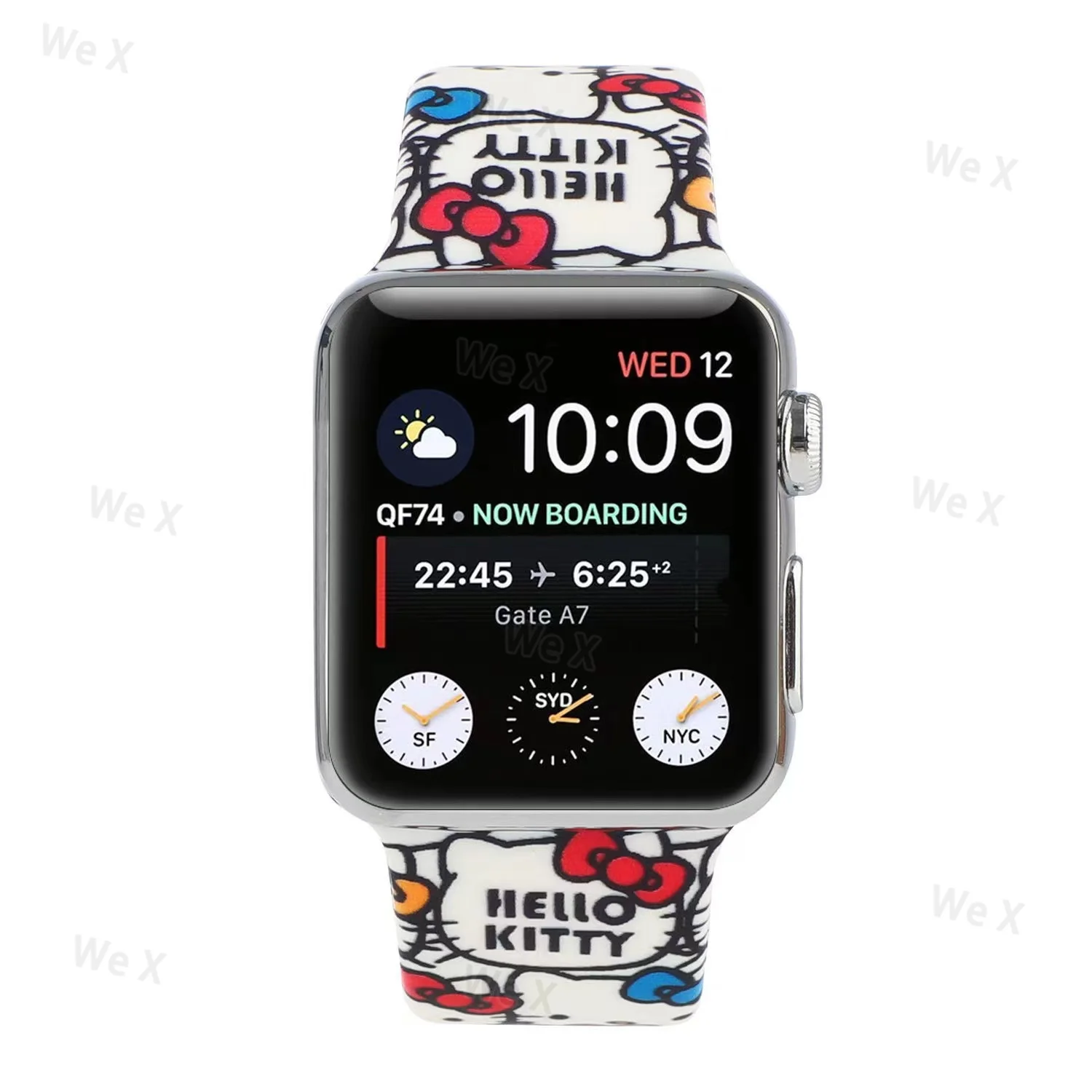 Силиконовый ремешок Hello Kitty для Apple Watch Band 44 мм 42 мм 40 мм 38 мм 41 мм, мультяшный браслет для IWatch Apple Watch 7 6 5 3
Силиконовый ремешок Hello Kitty для Apple Watch Band 44 мм 42 мм 40 мм 38 мм 41 мм, мультяшный браслет для IWatch Apple Watch 7 6 5 3