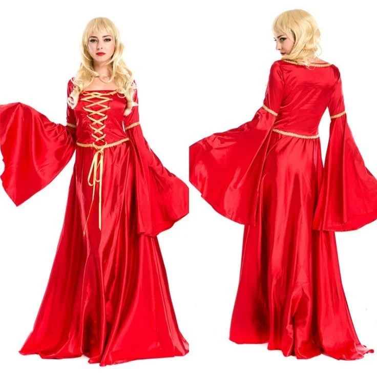 High-quality Adult Historical Themed Noble Lion Queen Women's Halloween Cosplay Costume Bright Red Fancy Dress for adult
High-quality Adult Historical Themed Noble Lion Queen Women's Halloween Cosplay Costume Bright Red Fancy Dress for adult