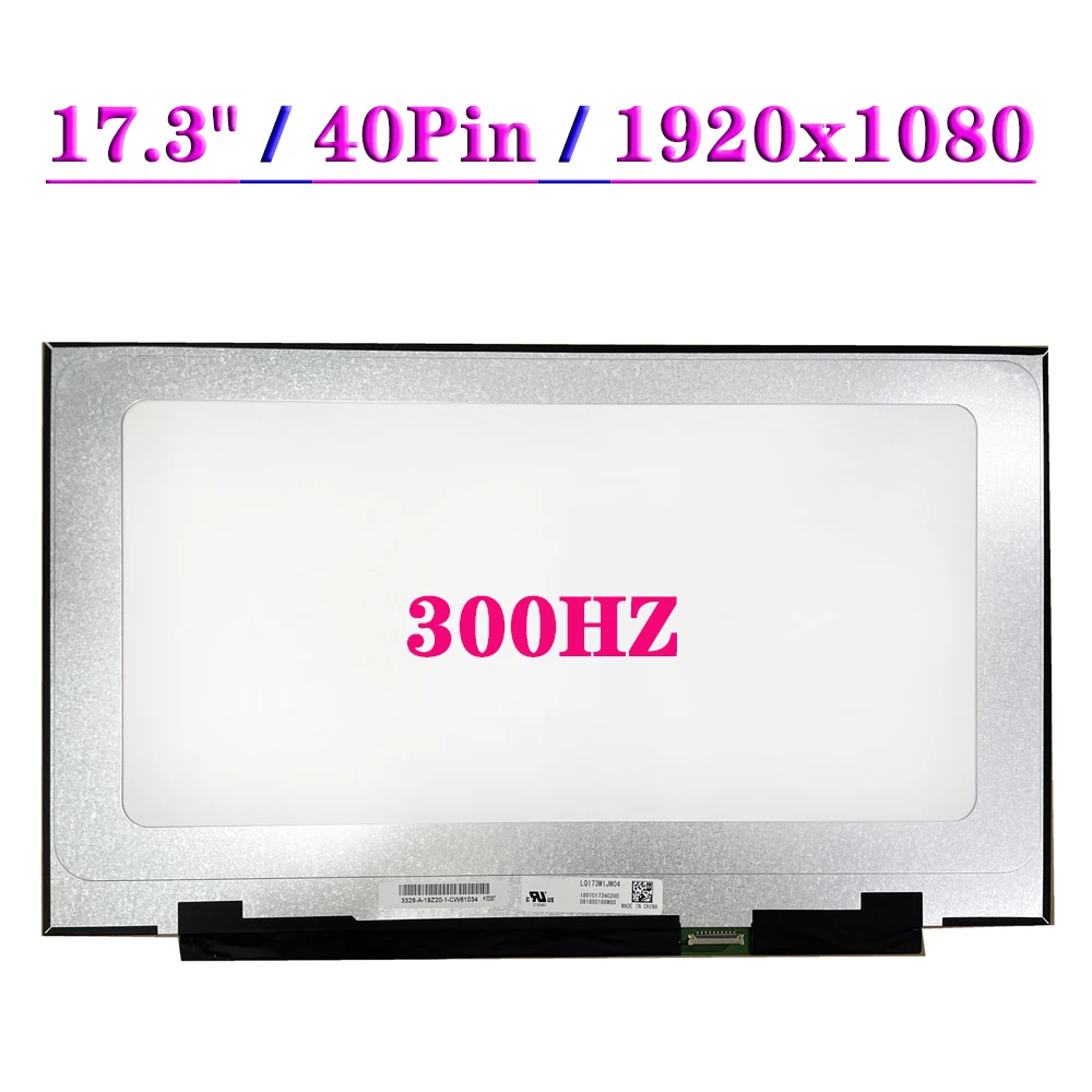 Матричный экран LQ173M1JW04 EDP 40 Pin, 300 Гц FHD 1920X108 0 IPS для 15,6-дюймового ноутбука, ЖК-дисплей, панель
Матричный экран LQ173M1JW04 EDP 40 Pin, 300 Гц FHD 1920X108 0 IPS для 15,6-дюймового ноутбука, ЖК-дисплей, панель