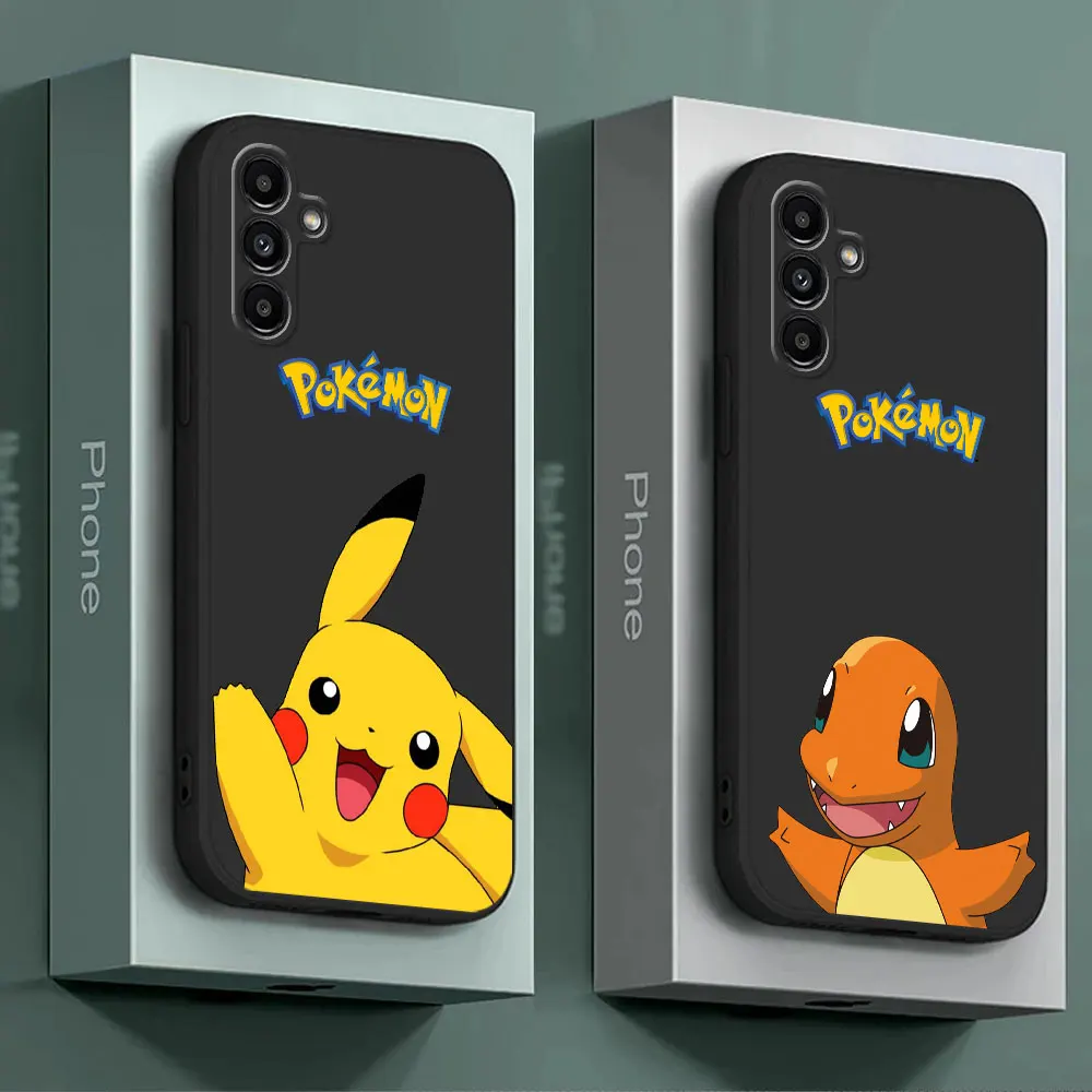 

Cartoon Pokemon Pikachu Phone Case for Samsung Galaxy A10 A03s A20 A20s A01 A02 A40 A10s A02s A03 Core A50 A30 A70 A90 Cover